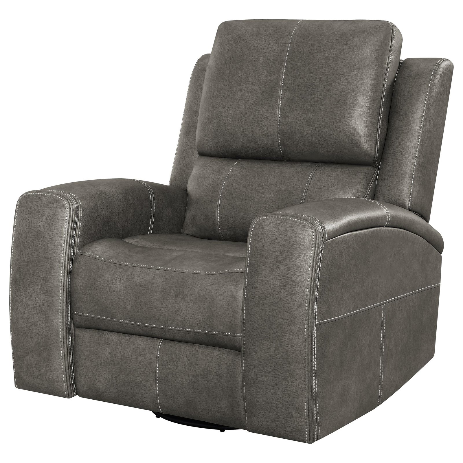 Brickston Triple Power Swivel Glider Recliner Charcoal - Image 6