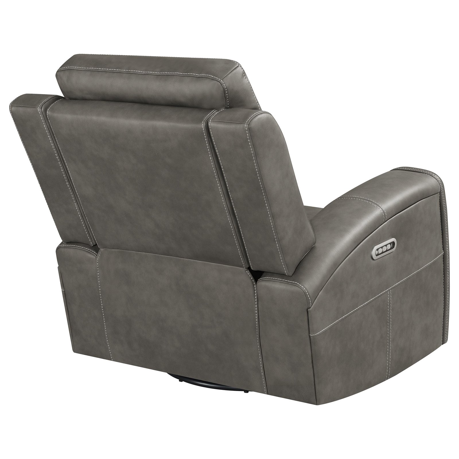 Brickston Triple Power Swivel Glider Recliner Charcoal - Image 9