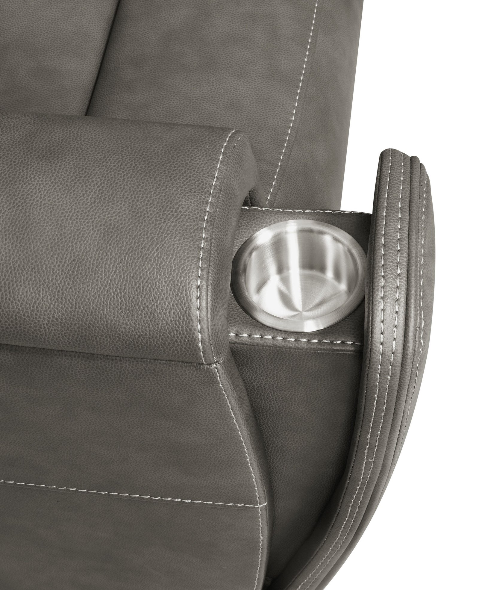 Brickston Triple Power Swivel Glider Recliner Charcoal - Image 12