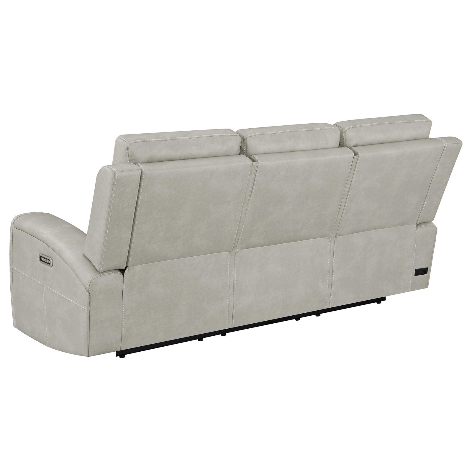 Brickston 2-piece Triple Power Reclining Sofa Set Grey - Image 5