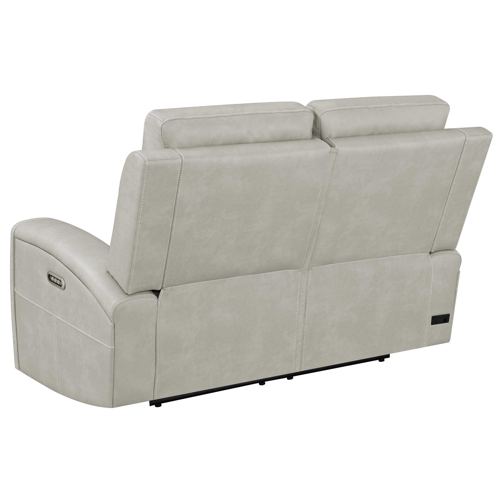 Brickston 2-piece Triple Power Reclining Sofa Set Grey - Image 8